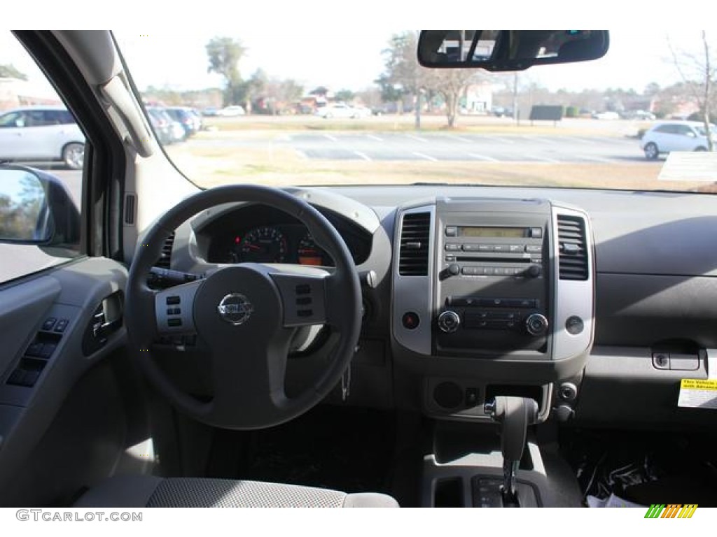 2012 Frontier SV Crew Cab - Super Black / Steel photo #13