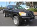 Galaxy Black 2012 Nissan Titan Pro-4X Crew Cab 4x4 Exterior