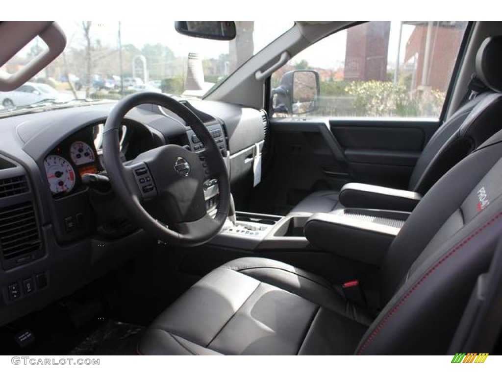 Pro 4X Charcoal Interior 2012 Nissan Titan Pro-4X Crew Cab 4x4 Photo #75602999