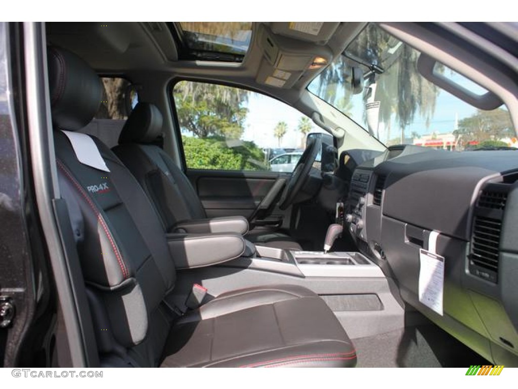 2012 Nissan Titan Pro-4X Crew Cab 4x4 Front Seat Photo #75603101