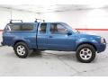 2001 Electric Blue Metallic Nissan Frontier SC V6 King Cab 4x4  photo #12