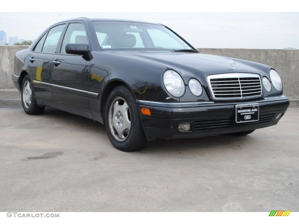 1999 E 430 Sedan - Black / Grey photo #1