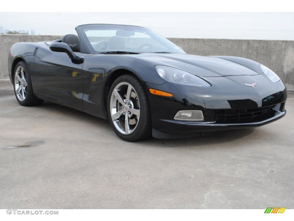 2010 Corvette Convertible - Black / Ebony Black photo #1