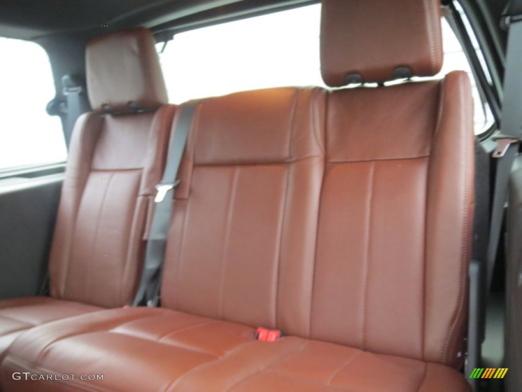 King Ranch Charcoal Black/Chaparral Leather Interior 2013 Ford Expedition King Ranch Photo #75607494
