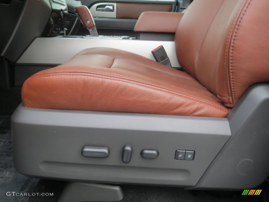 2013 Expedition King Ranch - Blue Jeans / King Ranch Charcoal Black/Chaparral Leather photo #28