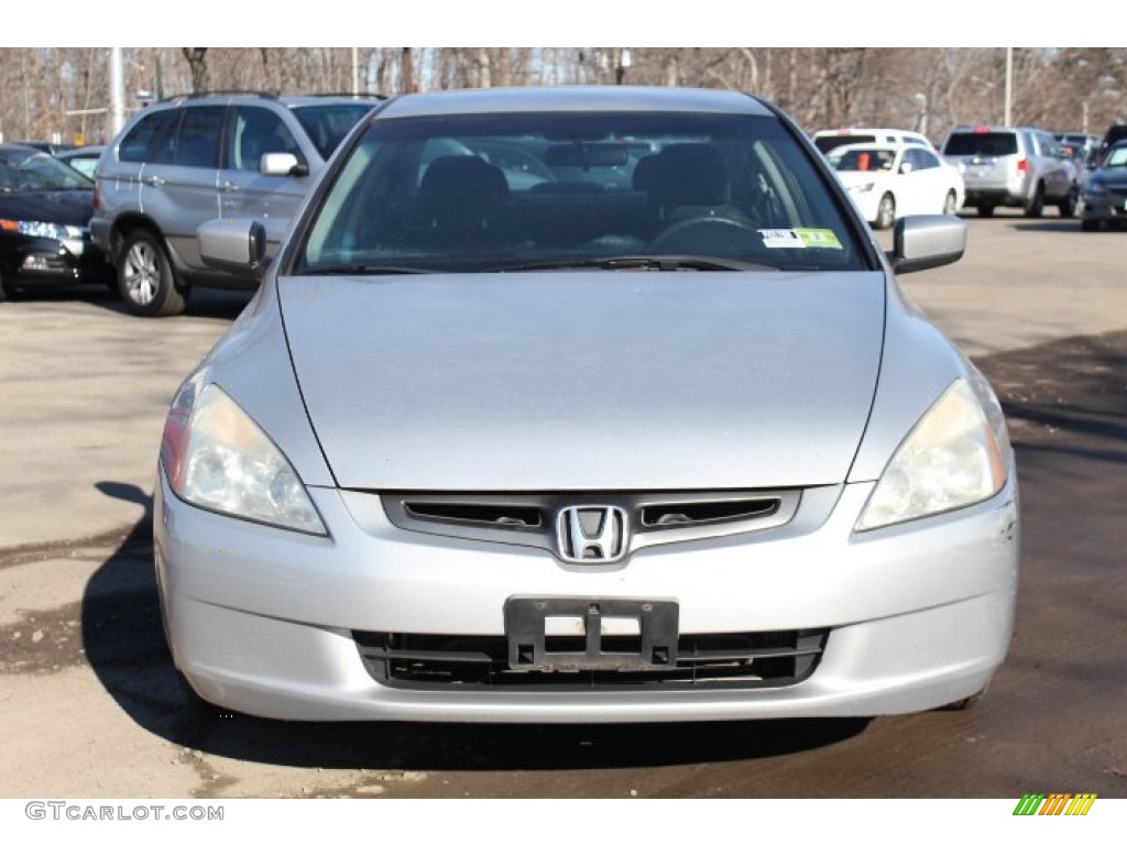 2003 Accord LX V6 Sedan - Satin Silver Metallic / Black photo #2