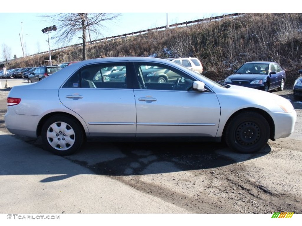 2003 Accord LX V6 Sedan - Satin Silver Metallic / Black photo #4