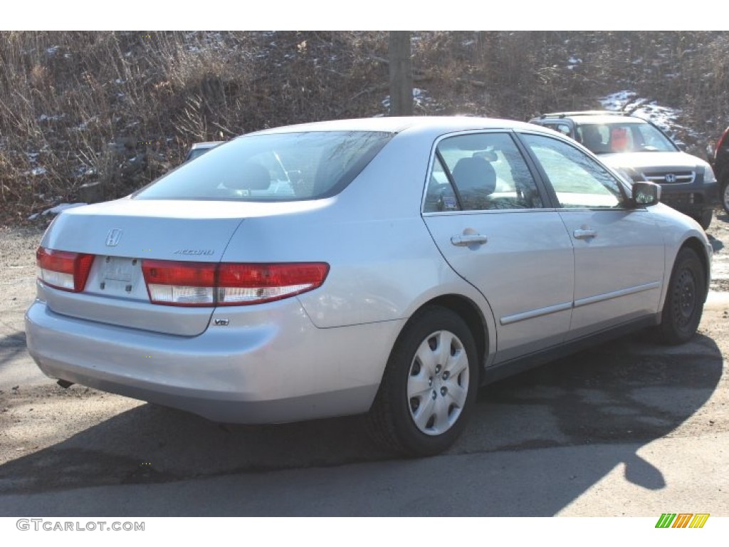 2003 Accord LX V6 Sedan - Satin Silver Metallic / Black photo #5
