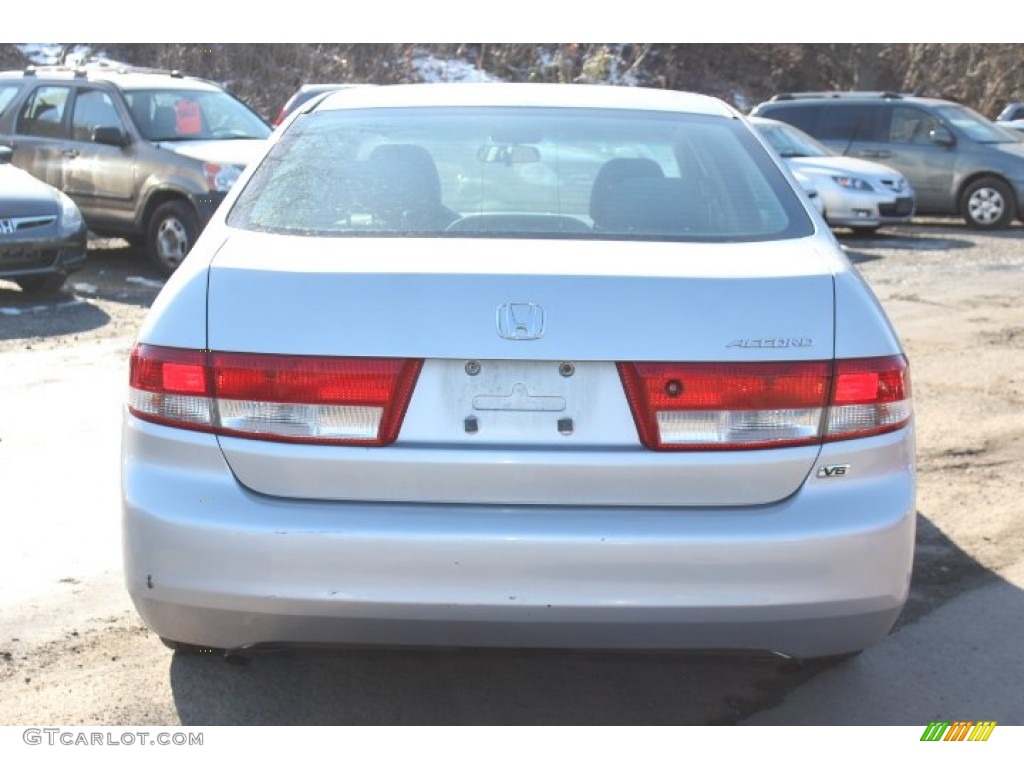 2003 Accord LX V6 Sedan - Satin Silver Metallic / Black photo #6
