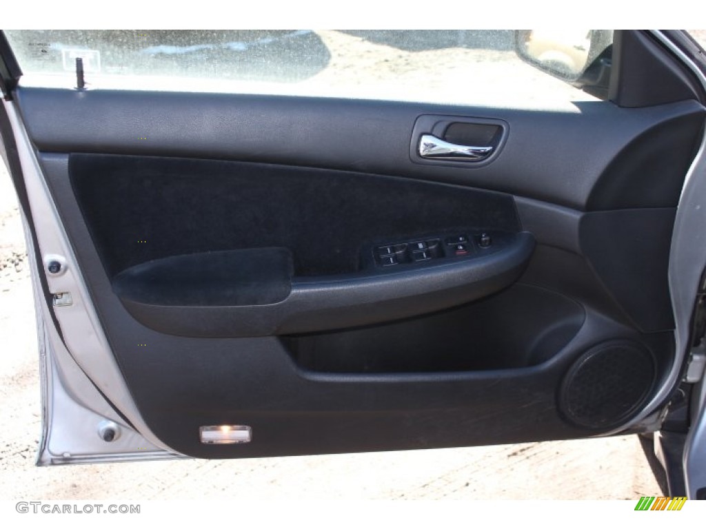 2003 Accord LX V6 Sedan - Satin Silver Metallic / Black photo #9