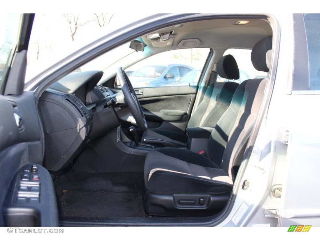 2003 Accord LX V6 Sedan - Satin Silver Metallic / Black photo #11