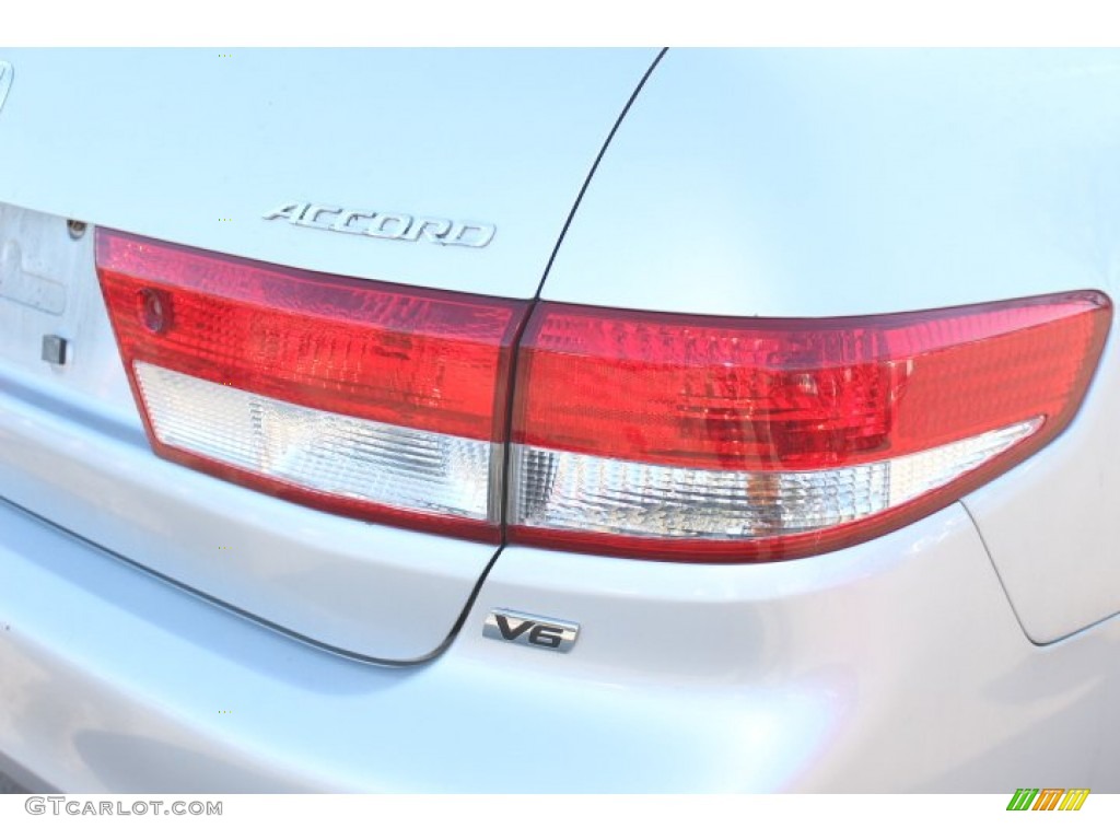 2003 Accord LX V6 Sedan - Satin Silver Metallic / Black photo #18