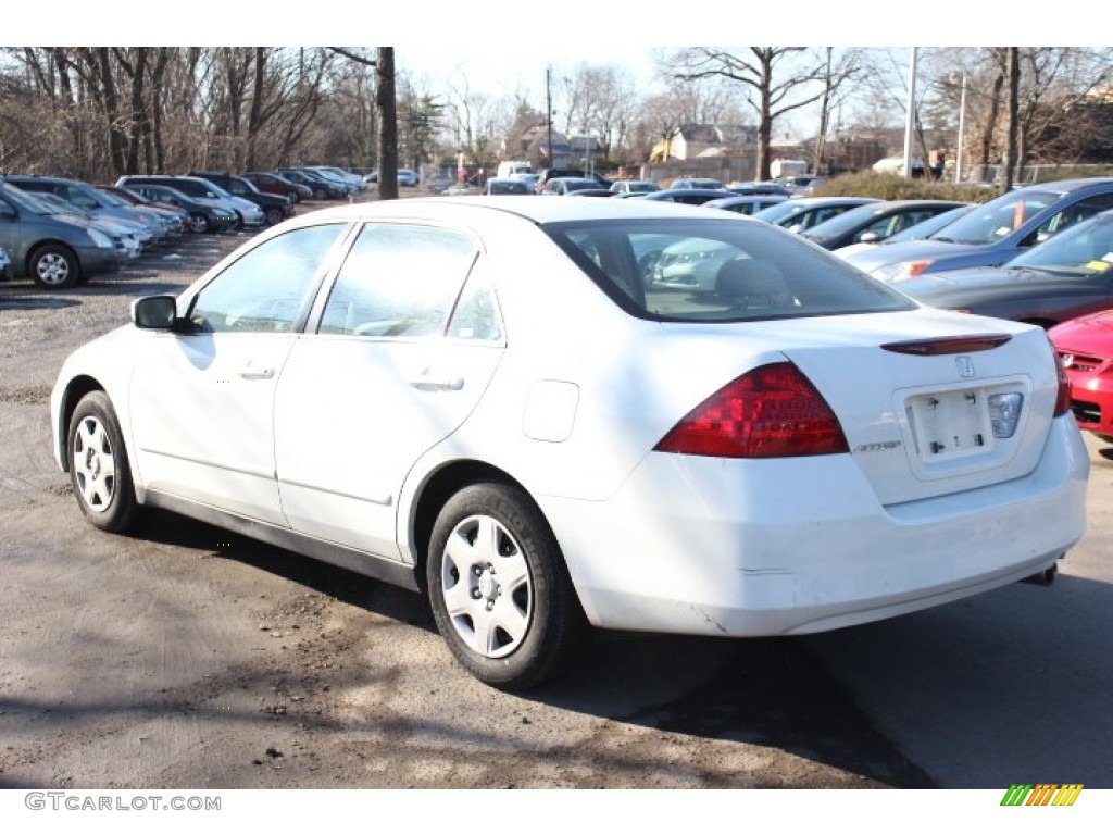 2006 Accord LX Sedan - Taffeta White / Ivory photo #7