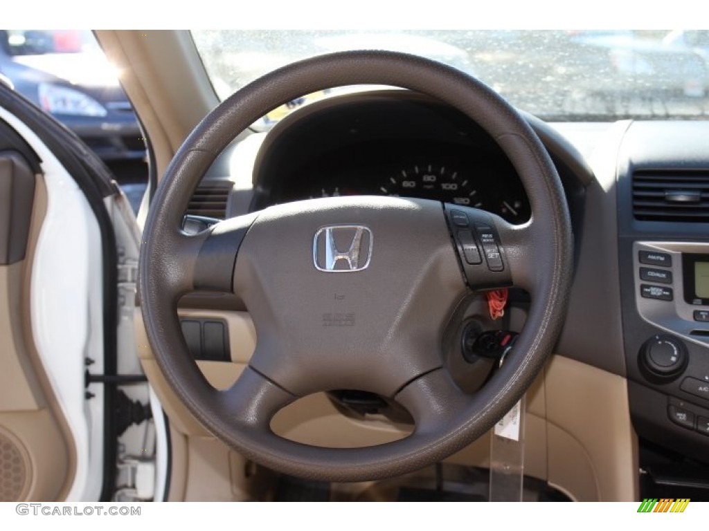 2006 Accord LX Sedan - Taffeta White / Ivory photo #15
