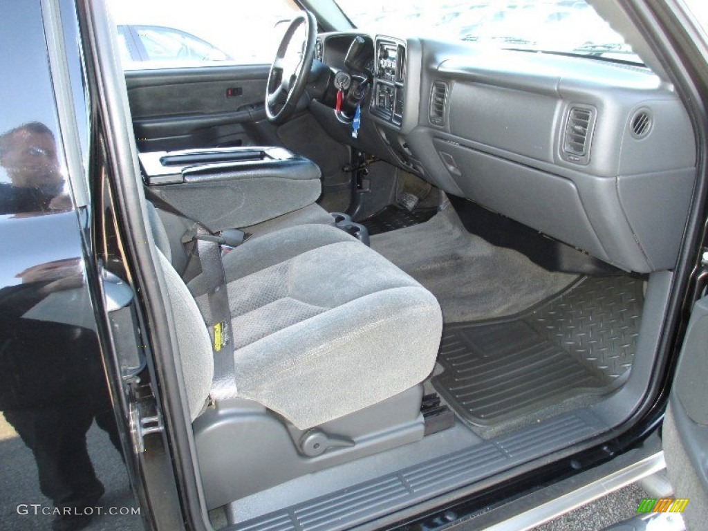 2003 Silverado 1500 Z71 Extended Cab 4x4 - Black / Dark Charcoal photo #7