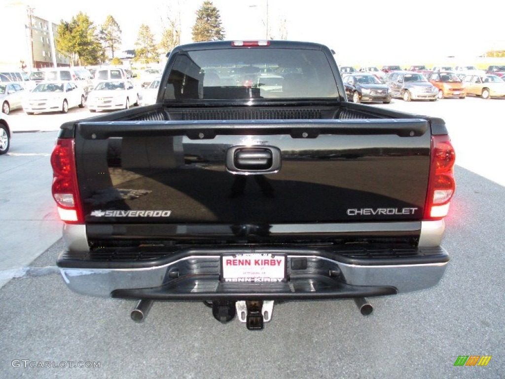 2003 Silverado 1500 Z71 Extended Cab 4x4 - Black / Dark Charcoal photo #13