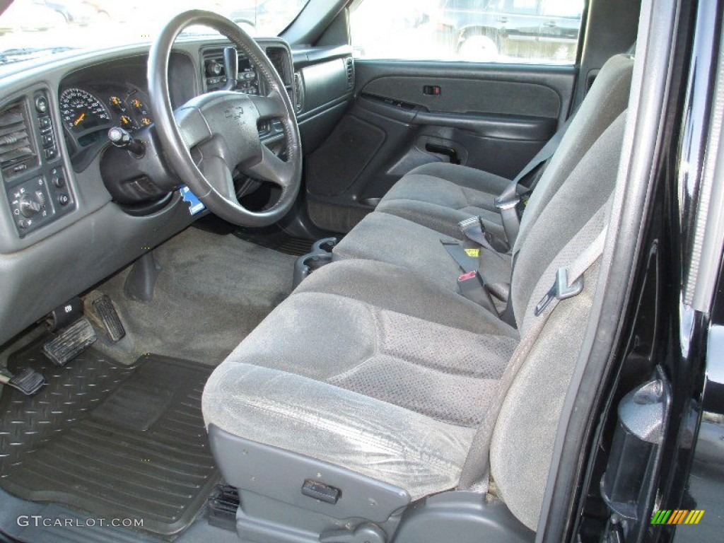 2003 Silverado 1500 Z71 Extended Cab 4x4 - Black / Dark Charcoal photo #18