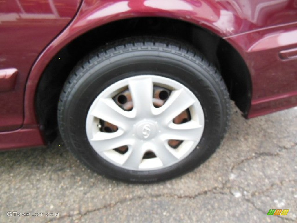 2005 Sonata GL - Ruby Red / Beige photo #9