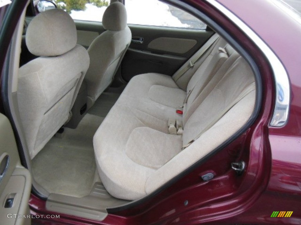2005 Sonata GL - Ruby Red / Beige photo #13