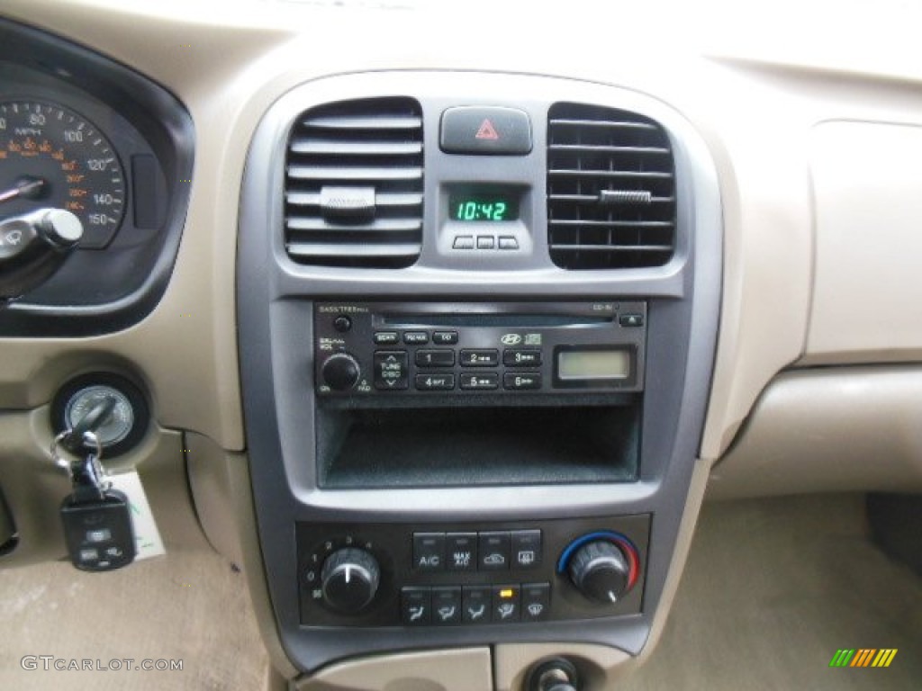 2005 Sonata GL - Ruby Red / Beige photo #19