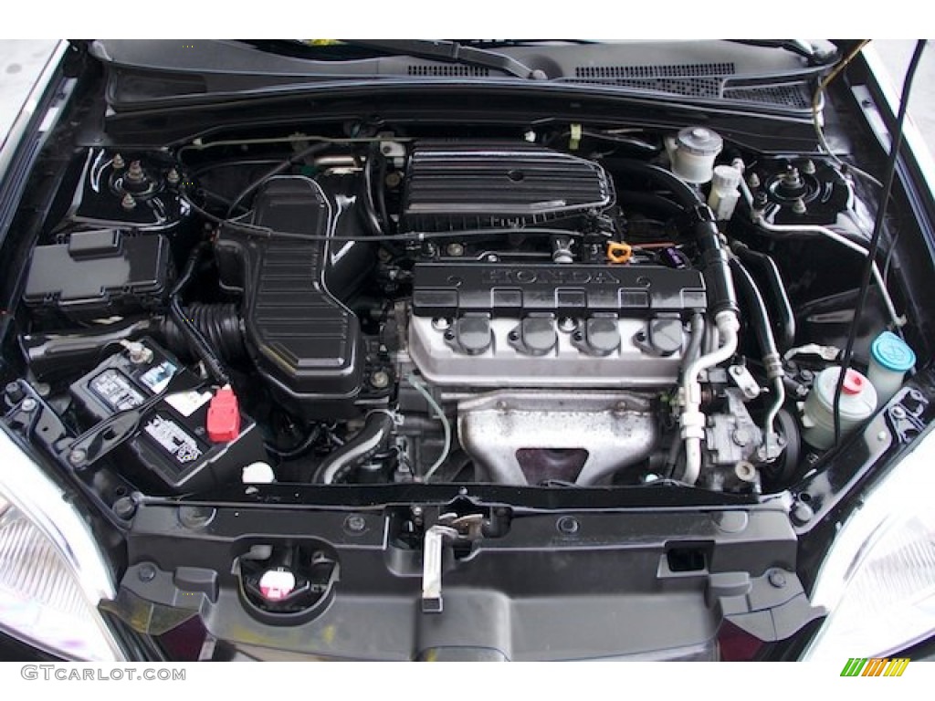 2003 Honda Civic DX Coupe 1.7 Liter SOHC 16V 4 Cylinder Engine Photo #75612969