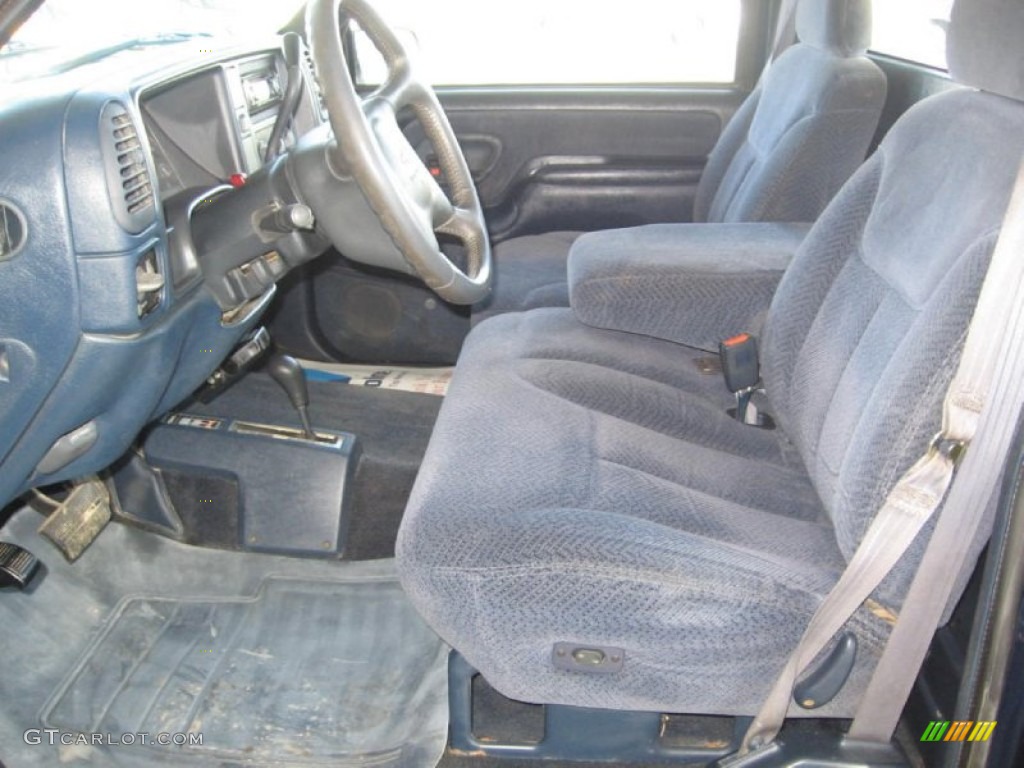 1996 C/K 2500 K2500 Regular Cab 4x4 - Indigo Metallic / Blue photo #4