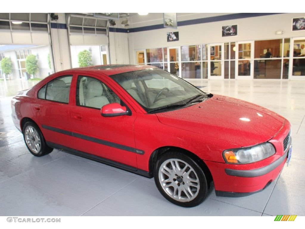 Red 2002 Volvo S60 2.4T Exterior Photo #75613278