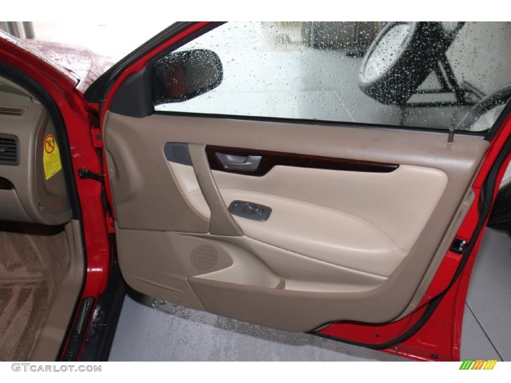 2002 S60 2.4T - Red / Taupe/Light Taupe photo #15