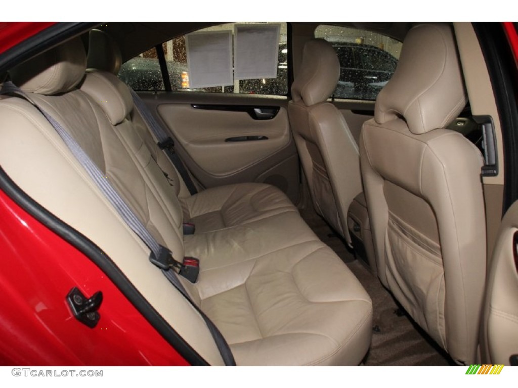 2002 S60 2.4T - Red / Taupe/Light Taupe photo #18