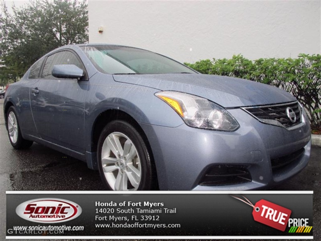 2011 Altima 2.5 S Coupe - Ocean Gray / Charcoal photo #1