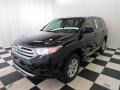 Black 2013 Toyota Highlander Standard Highlander Model Exterior