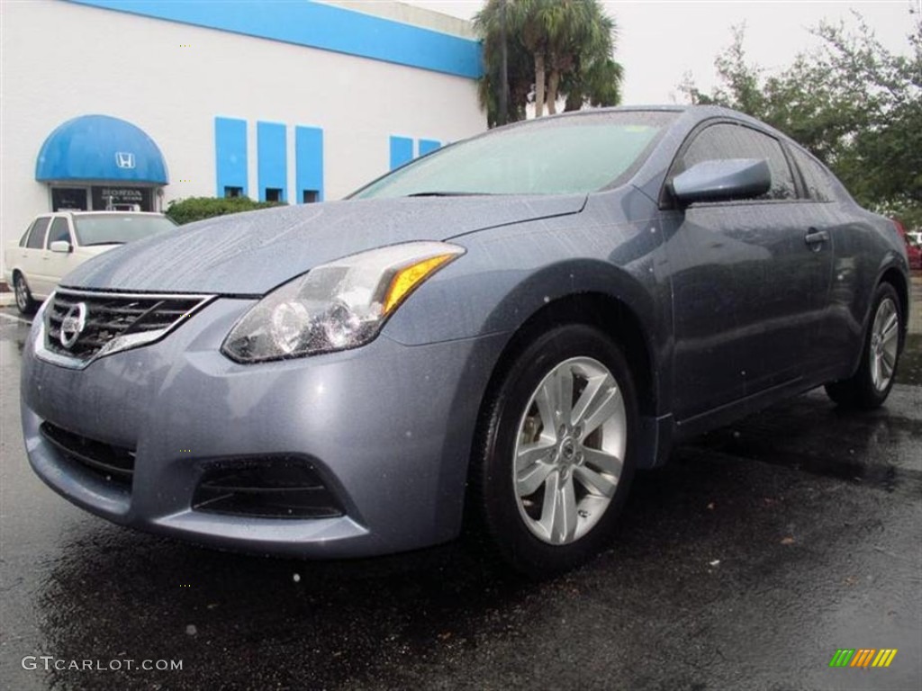 2011 Altima 2.5 S Coupe - Ocean Gray / Charcoal photo #7