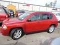 2008 Inferno Red Crystal Pearl Jeep Compass Sport 4x4  photo #2