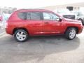 2008 Inferno Red Crystal Pearl Jeep Compass Sport 4x4  photo #13