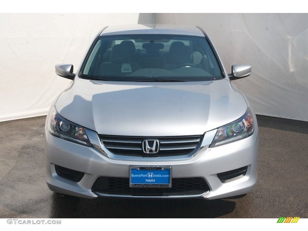 2013 Accord LX Sedan - Alabaster Silver Metallic / Gray photo #2