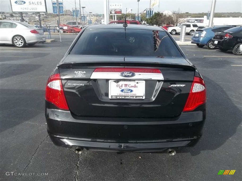 2010 Fusion Sport - Tuxedo Black Metallic / Charcoal Black/Sport Black photo #3