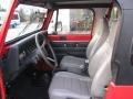 1994 Poppy Red Jeep Wrangler S 4x4  photo #9