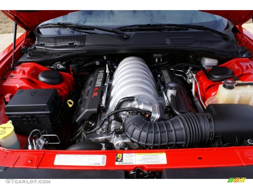 2010 Dodge Challenger SRT8 6.1 Liter SRT HEMI OHV 16-Valve VVT V8 Engine Photo #75618694