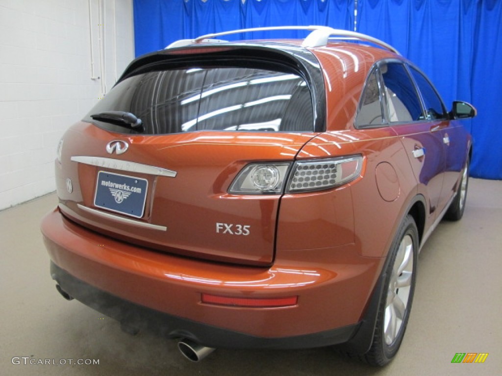 2006 FX 35 AWD - Autumn Copper Metallic / Graphite photo #7