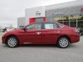 2013 Red Brick Nissan Sentra SV  photo #2