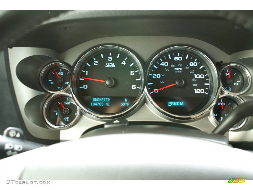 2009 GMC Sierra 1500 SLE Crew Cab Gauges Photo #75619207