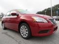 2013 Red Brick Nissan Sentra SV  photo #7