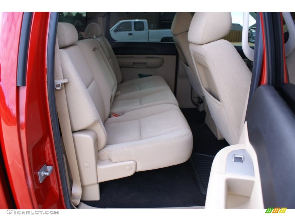 2009 GMC Sierra 1500 SLE Crew Cab Rear Seat Photo #75619368