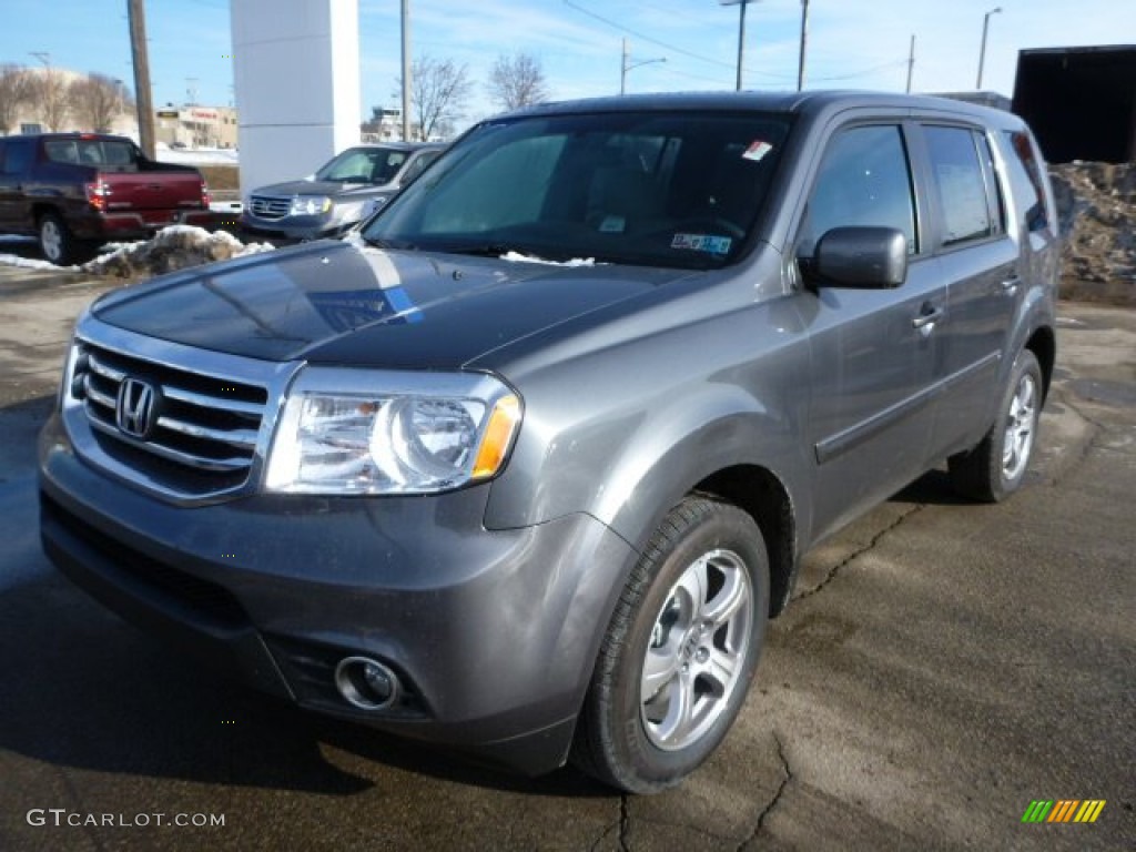 Polished Metal Metallic 2013 Honda Pilot EX 4WD Exterior Photo #75620613