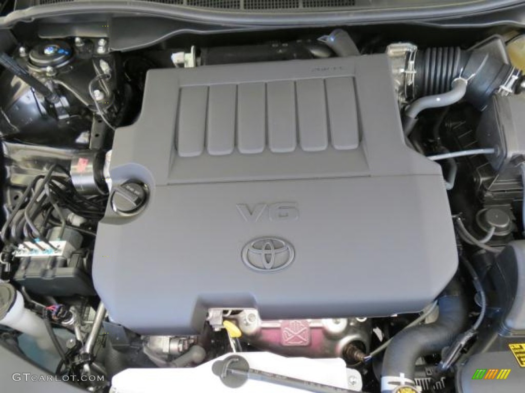 2012 Camry SE V6 - Attitude Black Metallic / Black photo #21