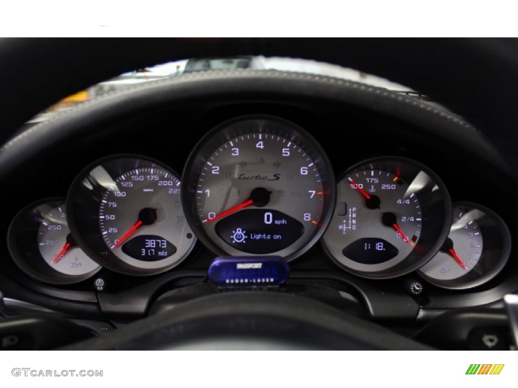 2011 Porsche 911 Turbo S Cabriolet Gauges Photo #75620772