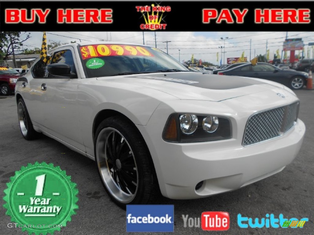 Cool Vanilla Clear Coat Dodge Charger