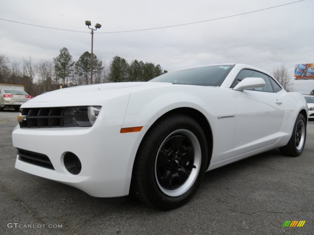 Summit White 2013 Chevrolet Camaro LS Coupe Exterior Photo #75621274