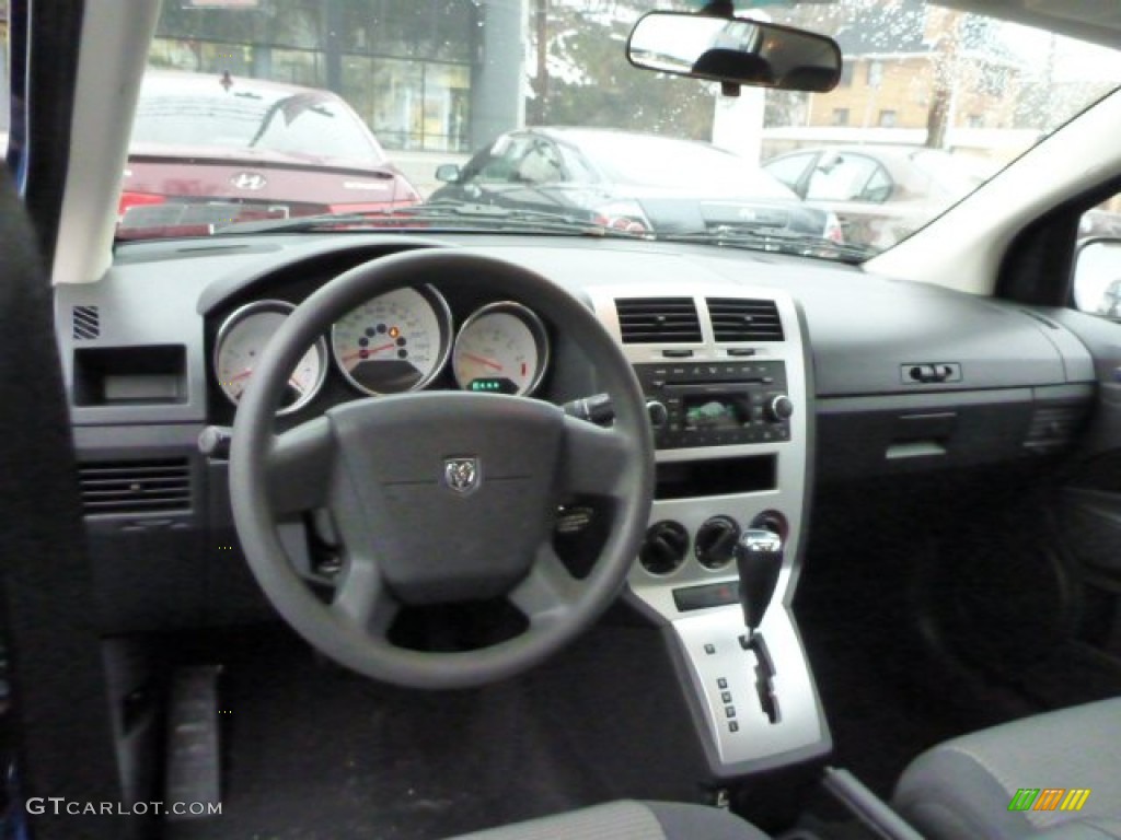 2009 Caliber SXT - Deep Water Blue Pearl / Dark Slate Gray photo #6