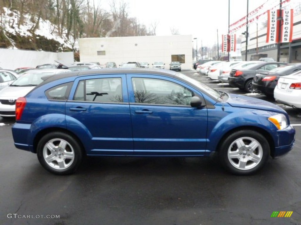 2009 Caliber SXT - Deep Water Blue Pearl / Dark Slate Gray photo #13